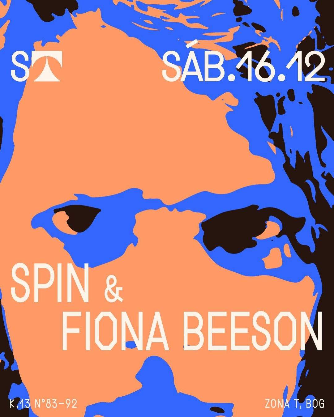 Spin & Fiona Beeson - フライヤー表