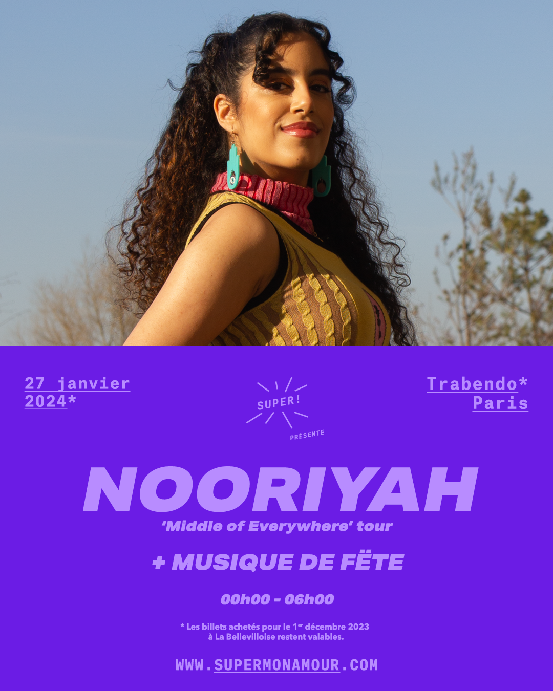 Nooriyah • The Middle Of Everywhere Tour • + Musique de Fëte - Página frontal