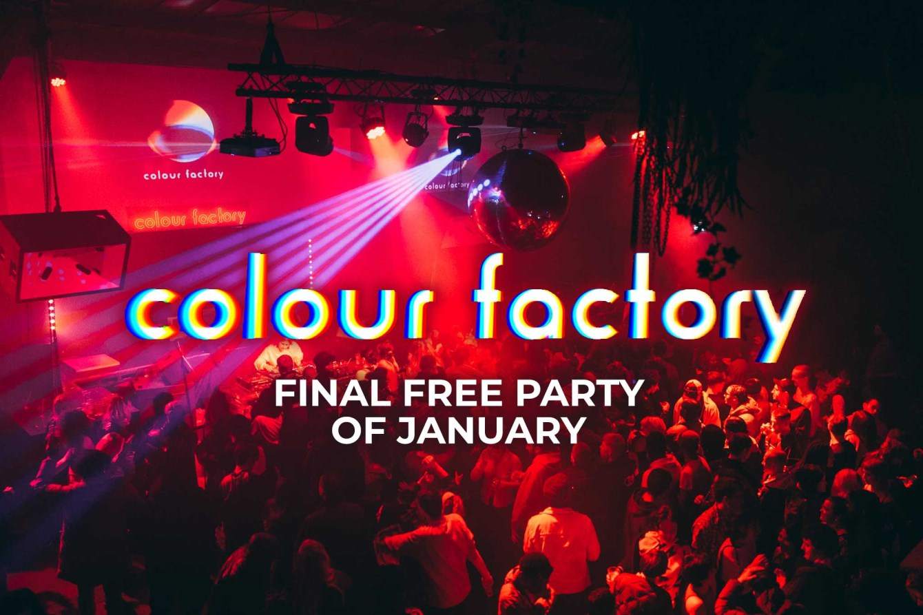 Colour Factory - Free Entry Friends & Family Party at Colour Factory ...