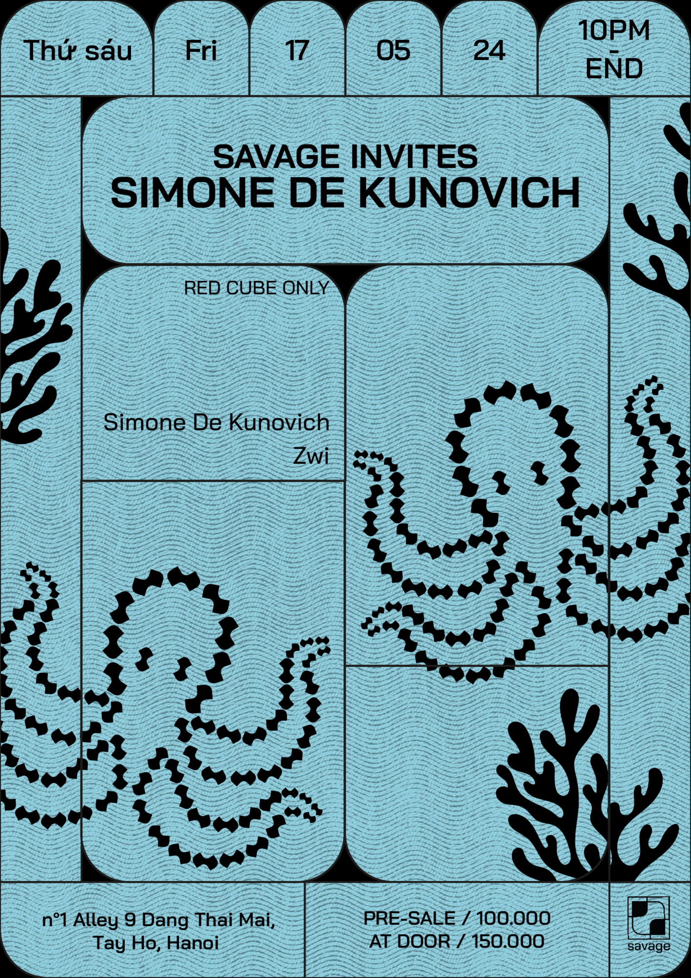 Savage Invites Simone De Kunovich					 - フライヤー表