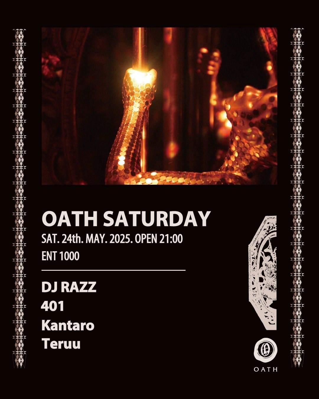 DJ Razz / 401 / Kantaro / Teruu at Oath, Tokyo