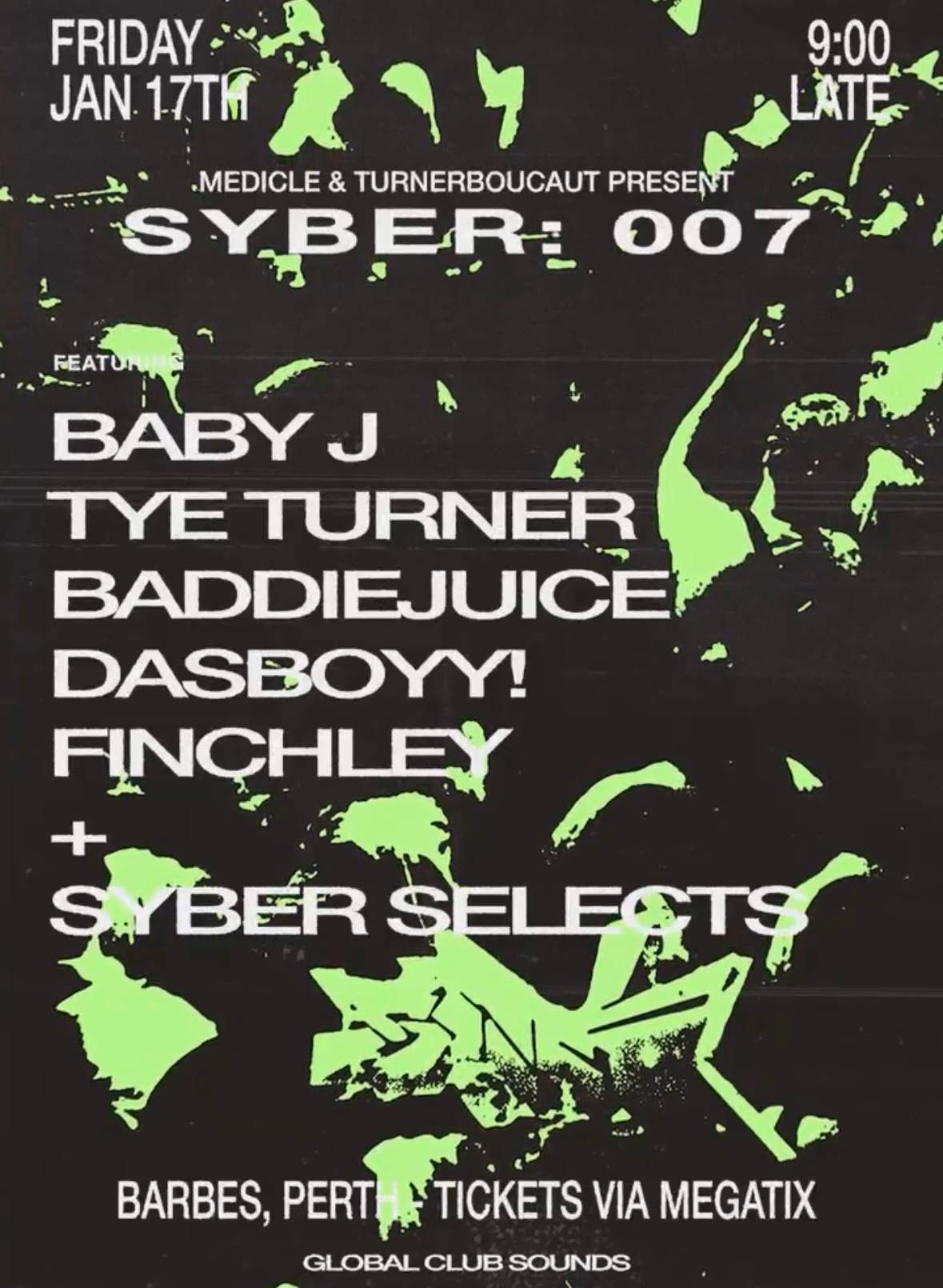 SYBER 007 at Barbes, Perth