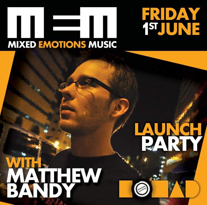 M.E.M Launch Party with Matthew Bandy - Página frontal