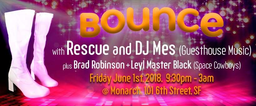 Bounce with Rescue and DJ Mes - Página frontal