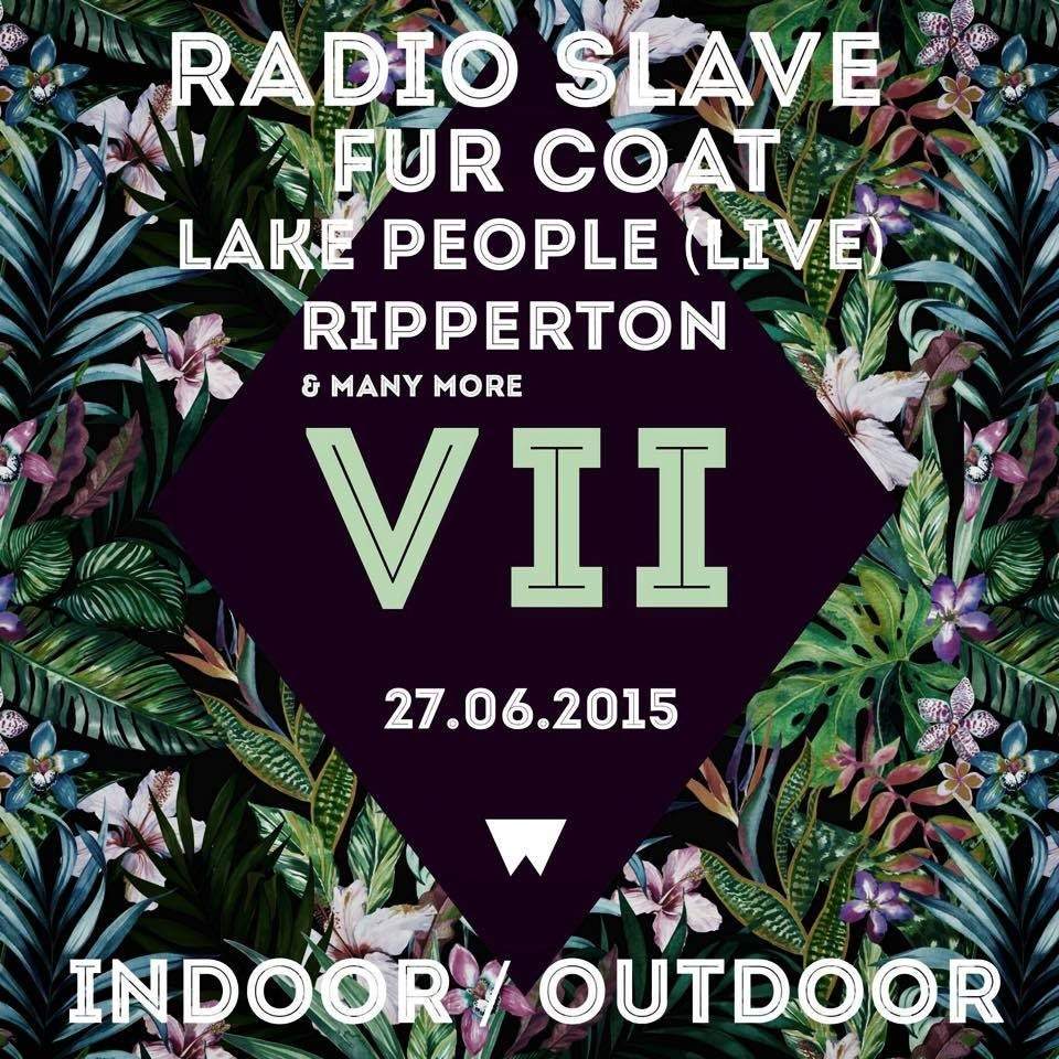 Play Label VII Years ♢ Radio Slave, Fur Coat, Ripperton, Lake People Live - フライヤー表