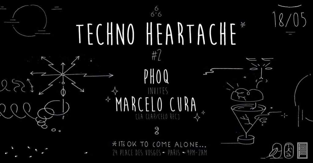 Techno Heartache - フライヤー表