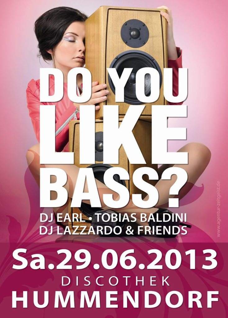 DO You Like Bass? – Tanz Deinen Sommernachtstraum - フライヤー表