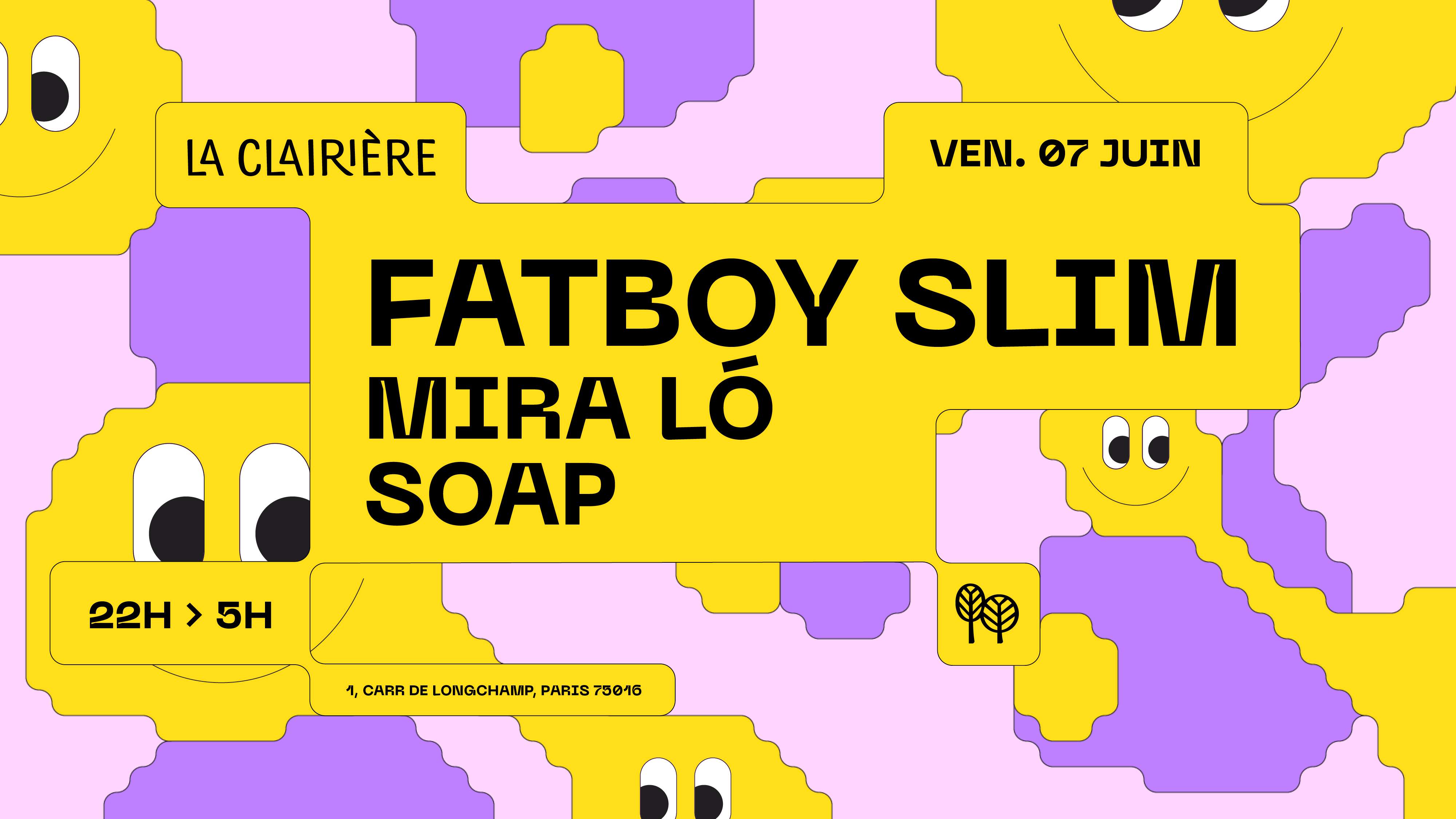 La Clairière: Fatboy Slim - フライヤー表