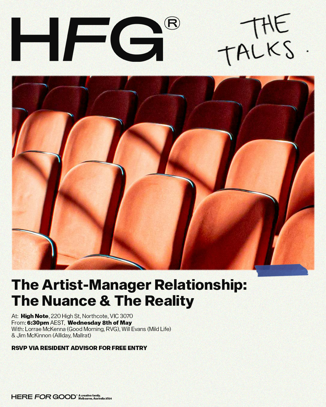 Here For Good Talks #2: The Artist-Manager Relationship: The Nuance & The Reality - Página frontal