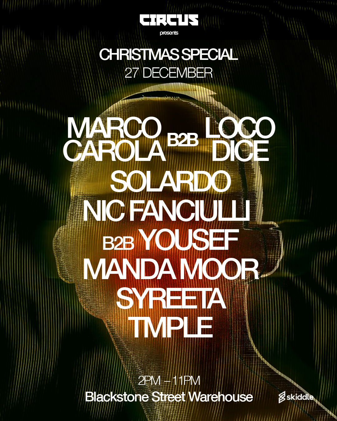 Circus Christmas Special - Marco Carola, Loco Dice, Solardo, Nic Fanciulli & More Liverpool - フライヤー表