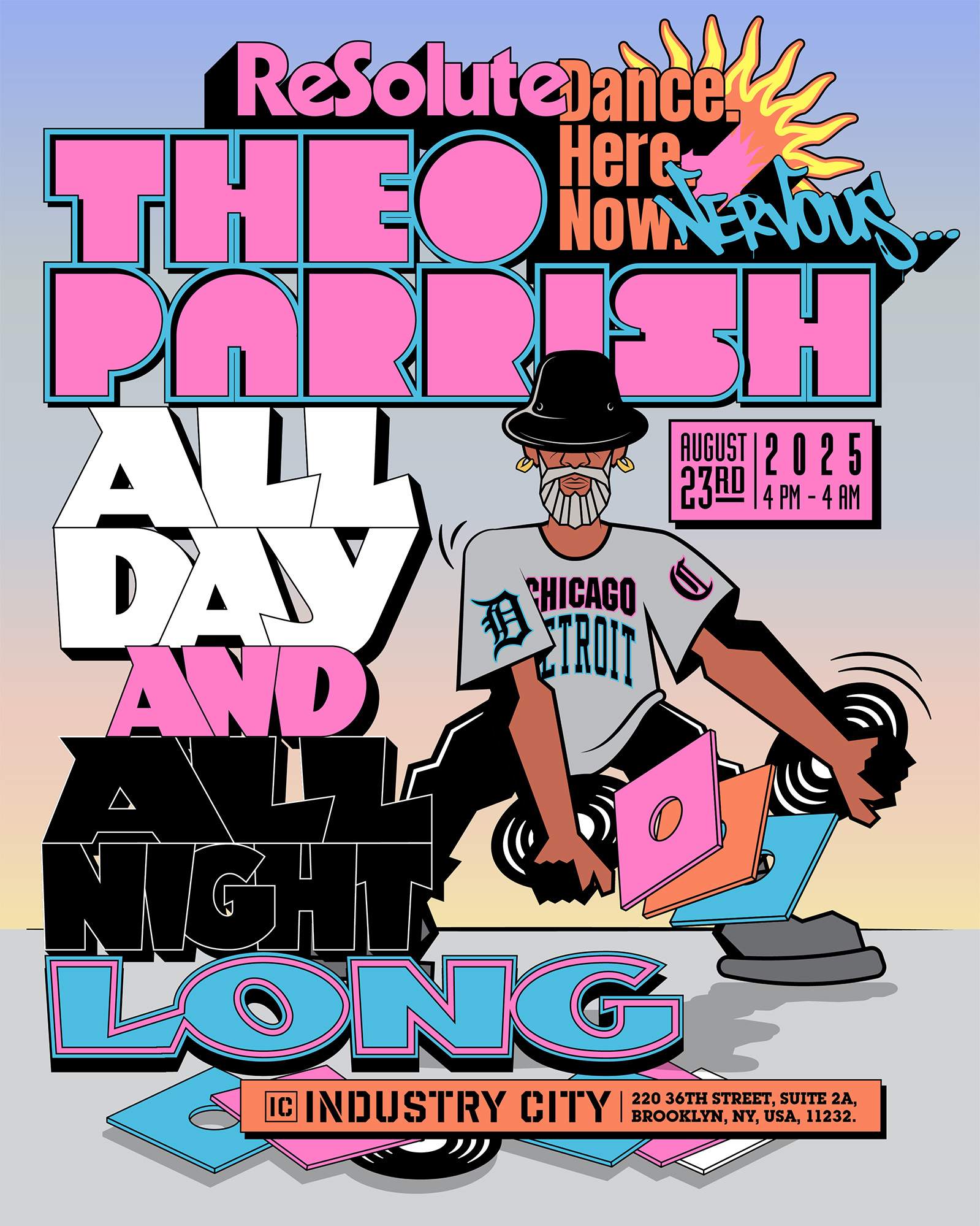 ReSolute presents: Theo Parrish (12 Hour Set) at Industry City