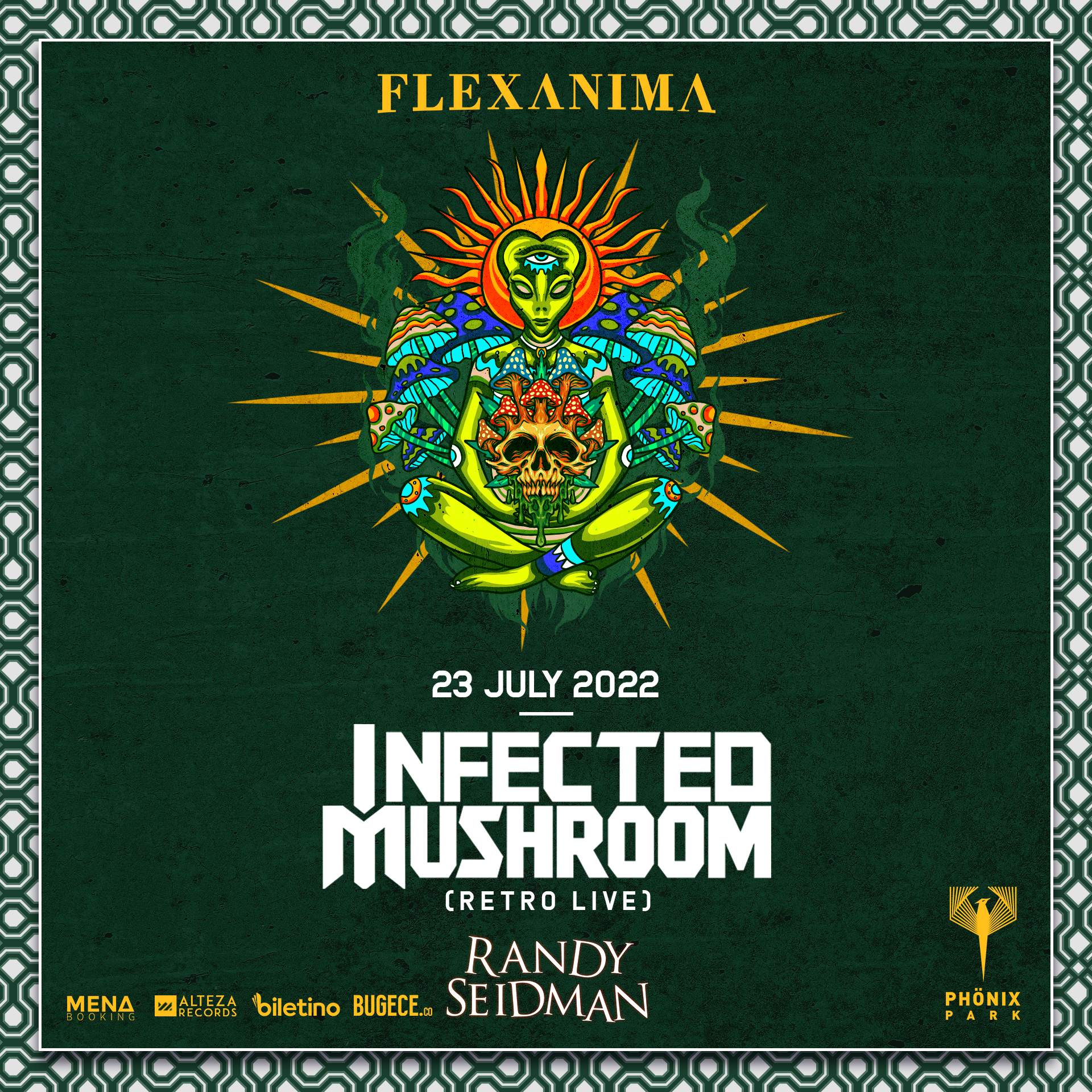 Flexanima presents: Infected Mushroom ( Retro Live ) - フライヤー表