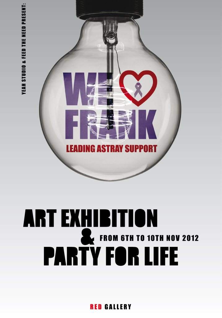 WE Love Frank - 4 Days Art Exhibition & Closing Fiesta for Life - Página frontal