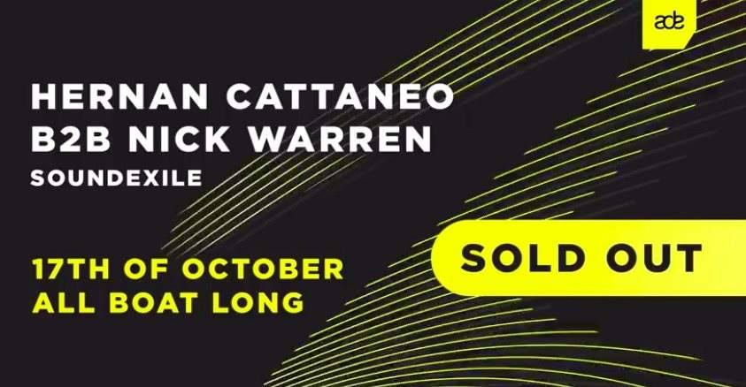 Hernan Cattaneo b2b Nick Warren - all Boat Long (Sold out) - Página frontal