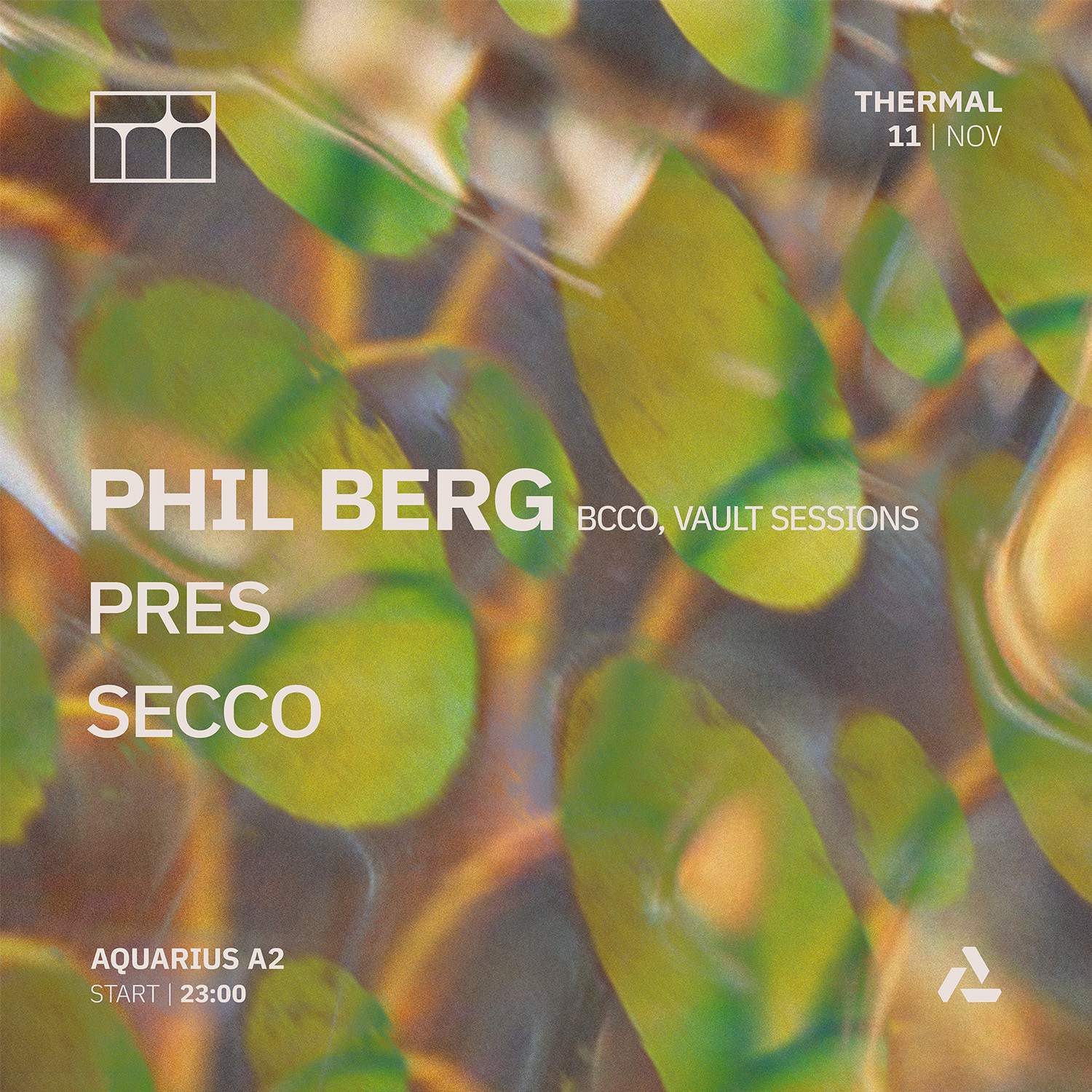 thermal W/ Phil Berg - フライヤー表