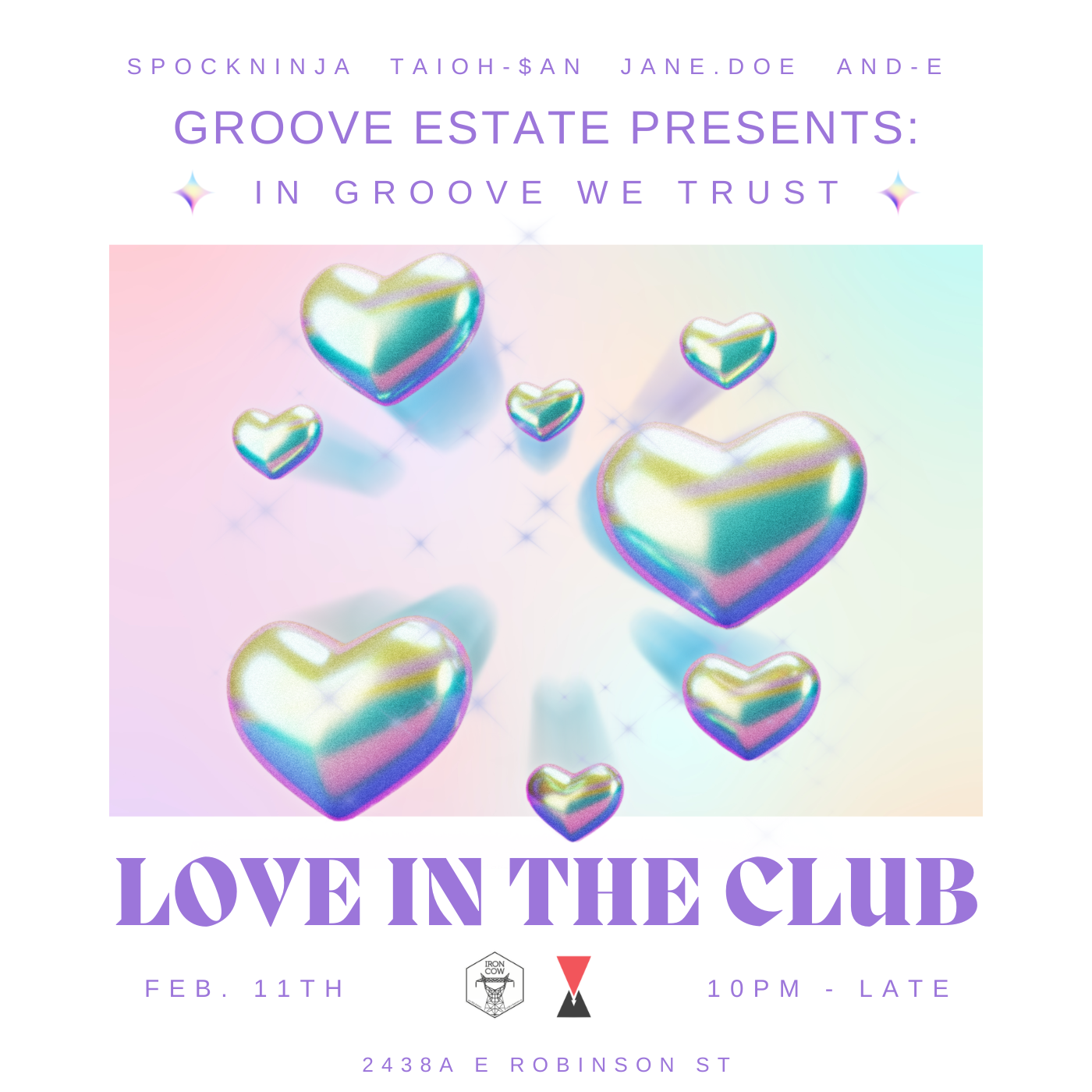Groove Estate presents - In Groove We Trust: Love In The Club - Página frontal
