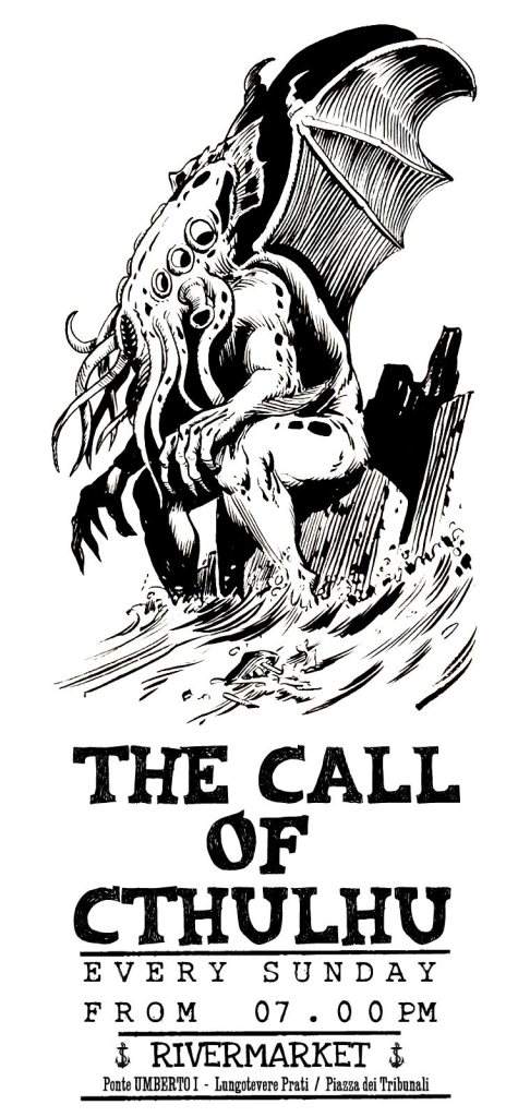 The Call OF Cthulhu - フライヤー表