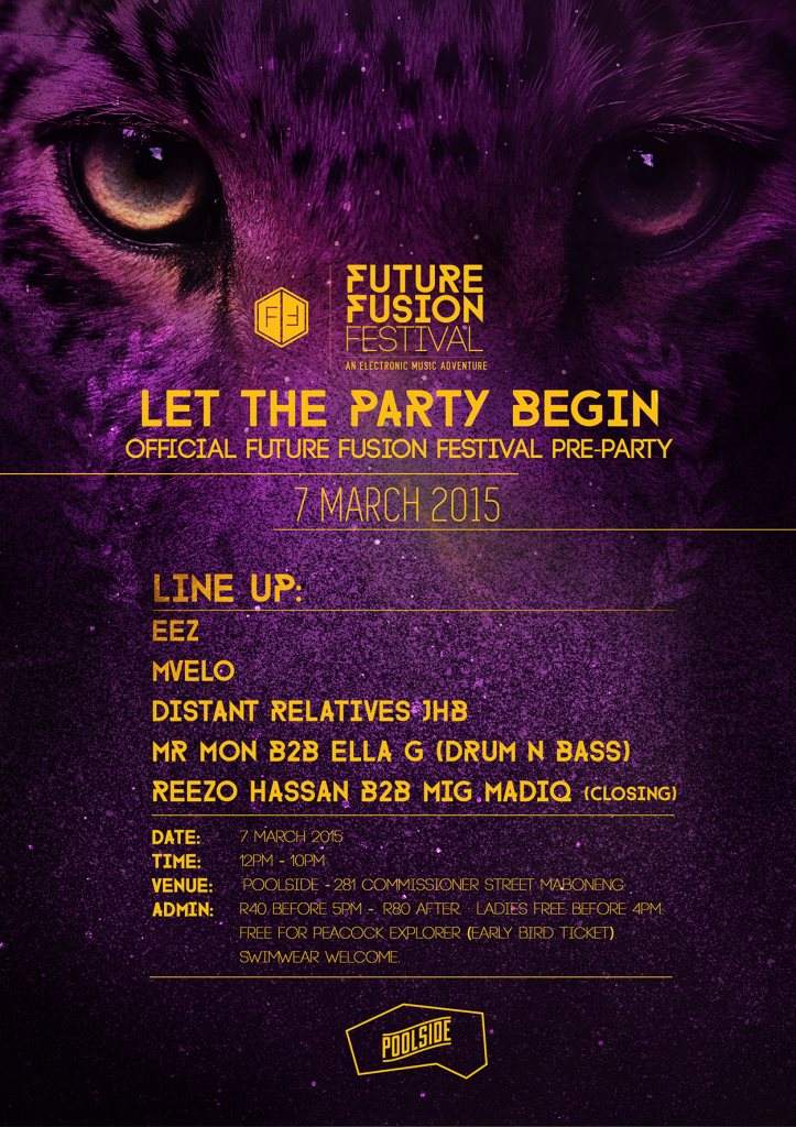 Official Future Fusion Festival Pre Party - Flyer front