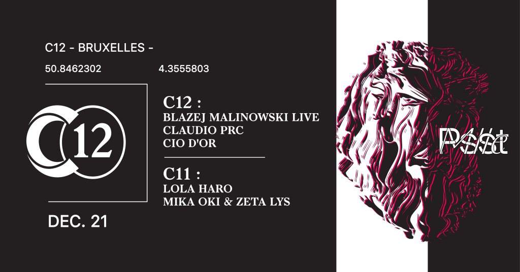 C12 x Psst Mlle • Claudio PRC / Cio D'or / Lola Haro / Mika Oki - Página frontal