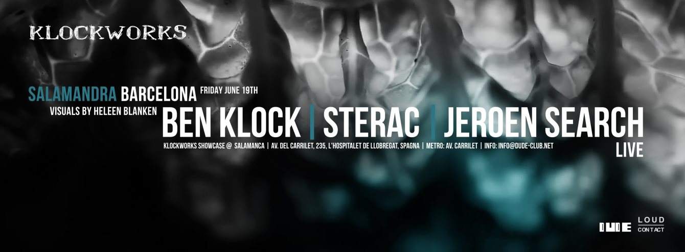 Klockworks Showcase: Ben Klock (Extended Dj Set), Steve Rachmad and Jeroen Search - Página frontal