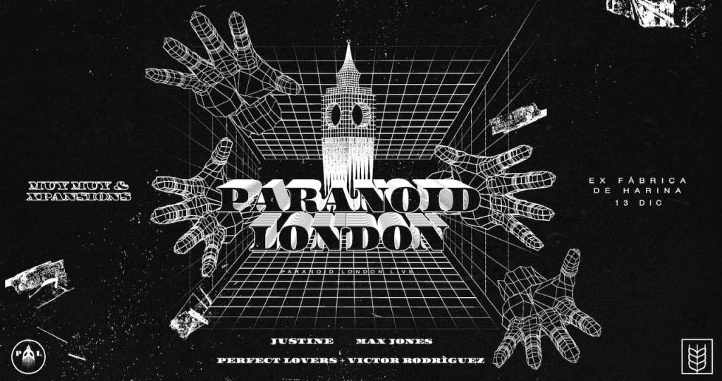 Paranoid London (Live) - フライヤー表