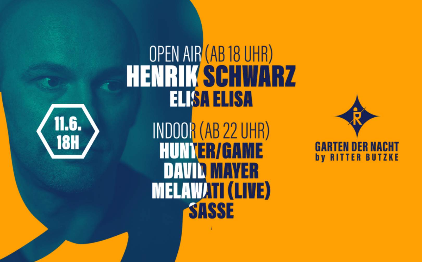 Henrik Schwarz (live) at Kulturgarten Open Air - フライヤー表