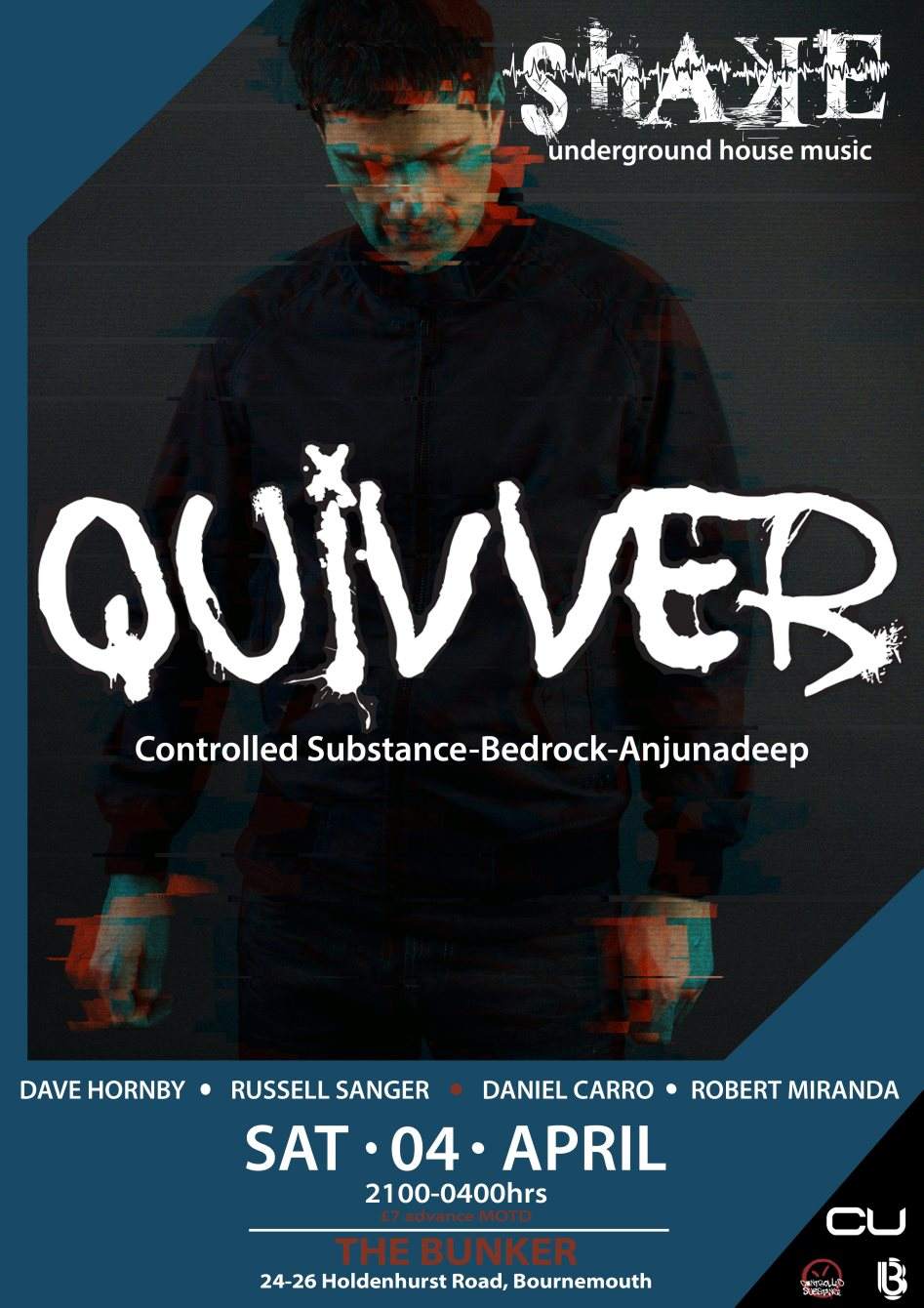[CANCELLED] Shake - Quivver (Controlled Substance, Bedrock, Anjunadep) - Página trasera
