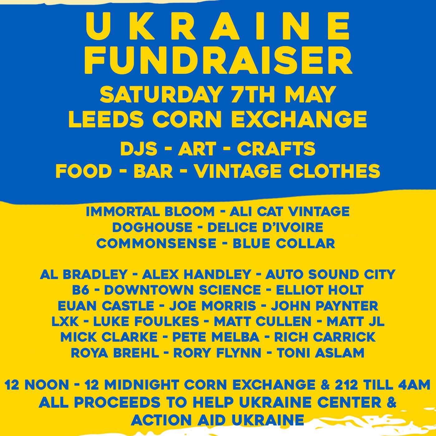Ukraine Fundraiser - Página frontal