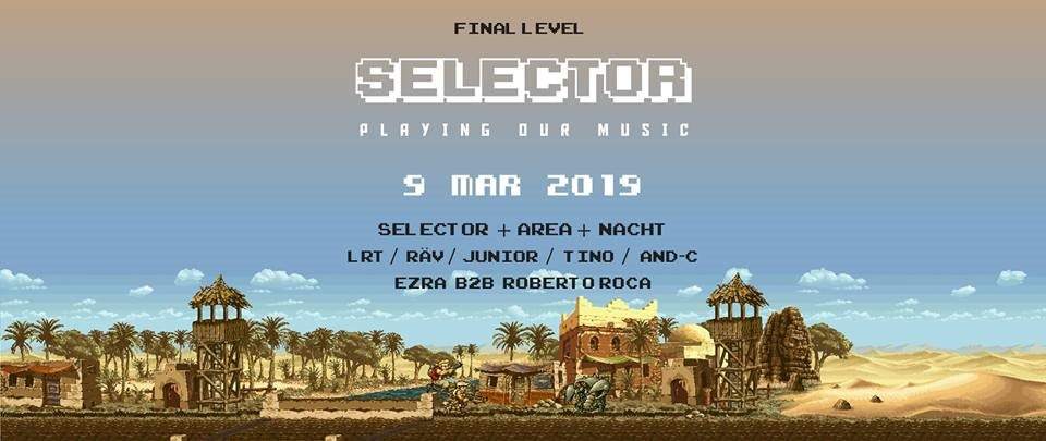 Selector + Area & Nacht / The Final Level - Closing Party - Página frontal
