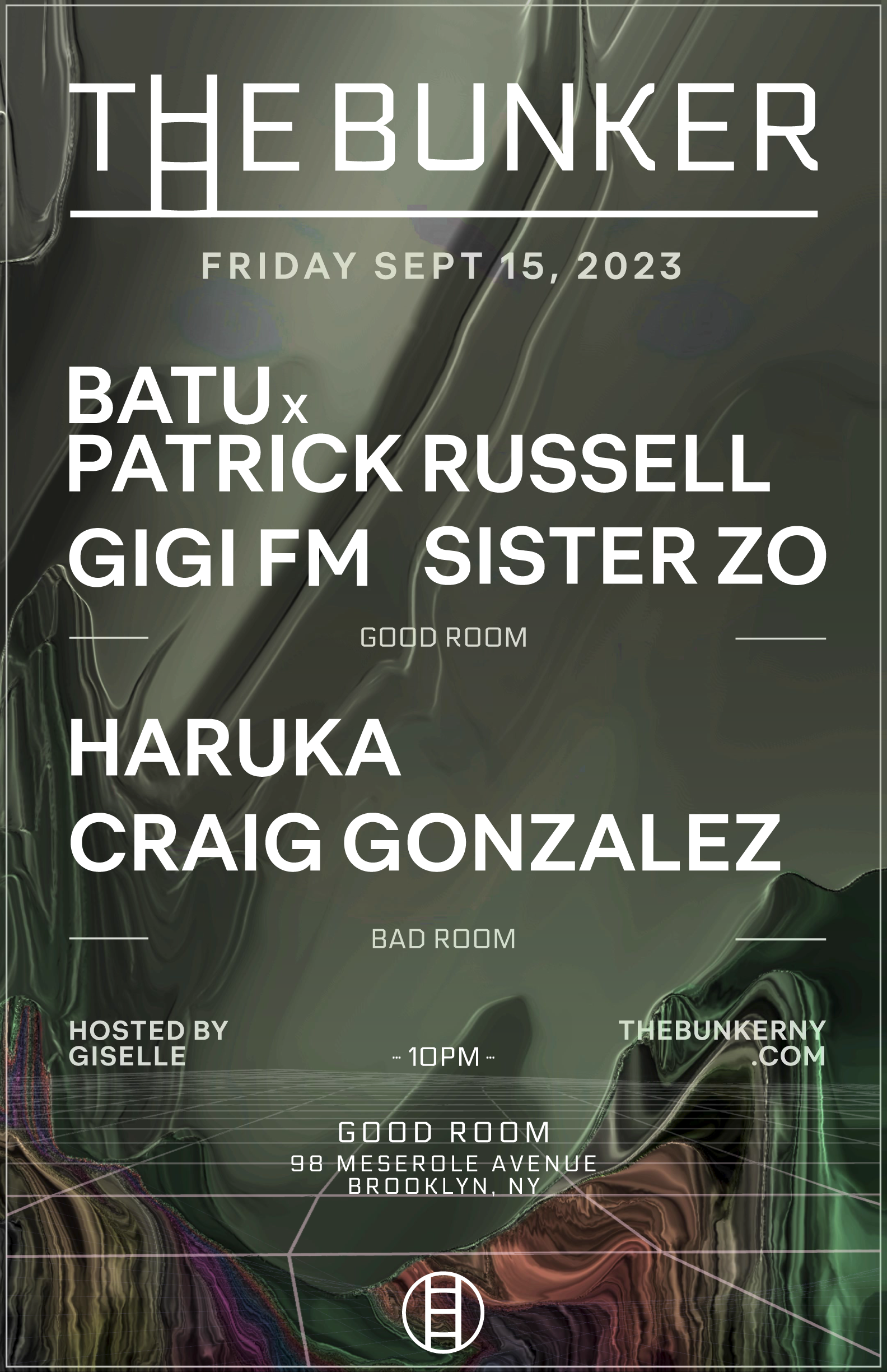 The Bunker with Batu x Patrick Russell, GiGi FM, Haruka, Craig Gonzalez, Sister Zo - Página trasera