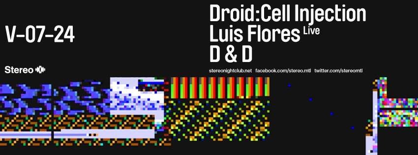 Droid: Cell Injection - Luis Flores - D&D - Página frontal