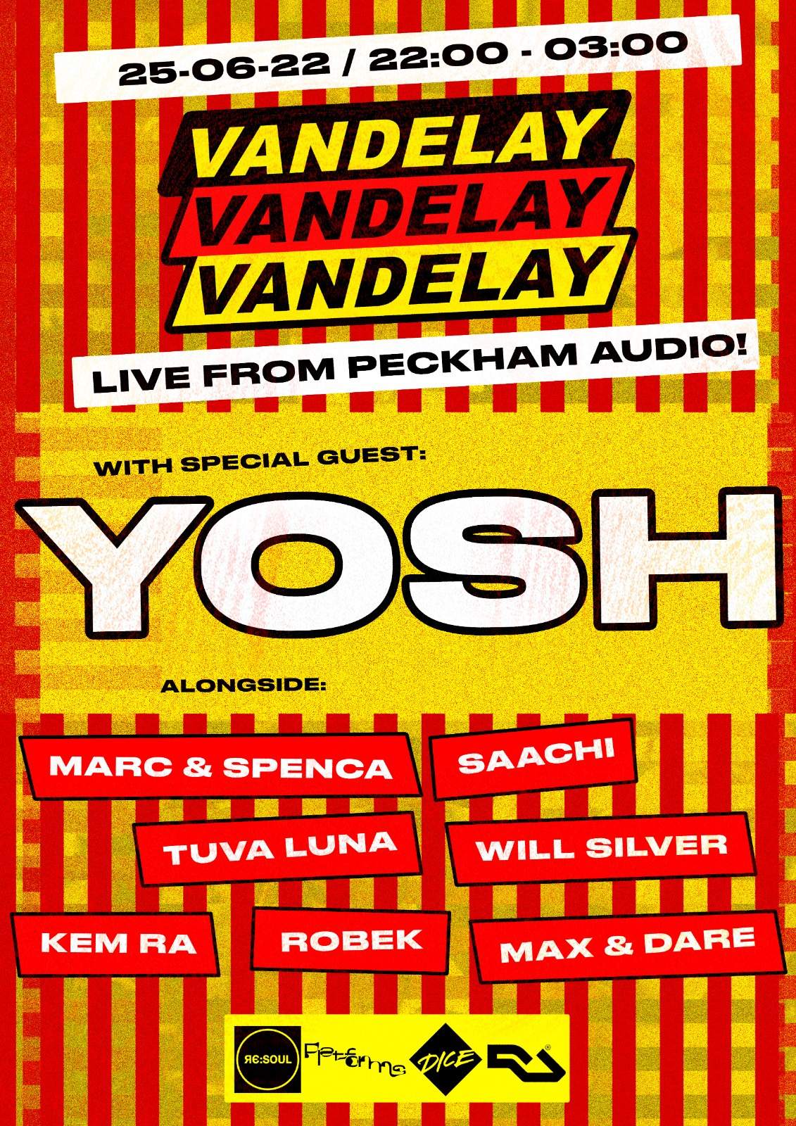 Vandelay Radio: Live From Peckham Audio - Página frontal