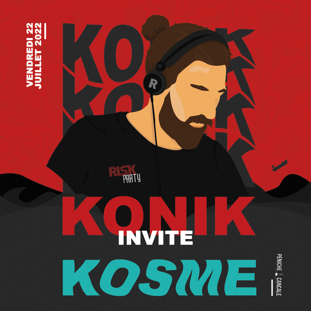 Konik invite Kosme • Risk Party I House Techno - フライヤー表