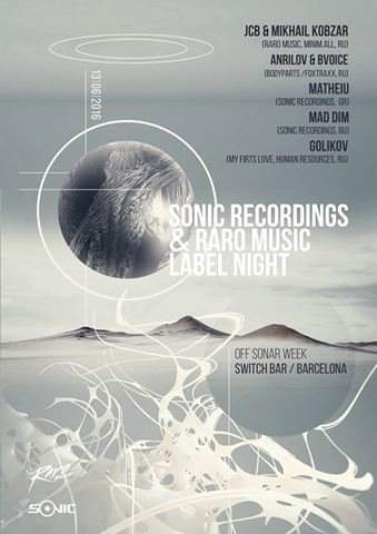 Sonic Recordings Meets Raro Music Label - Página frontal