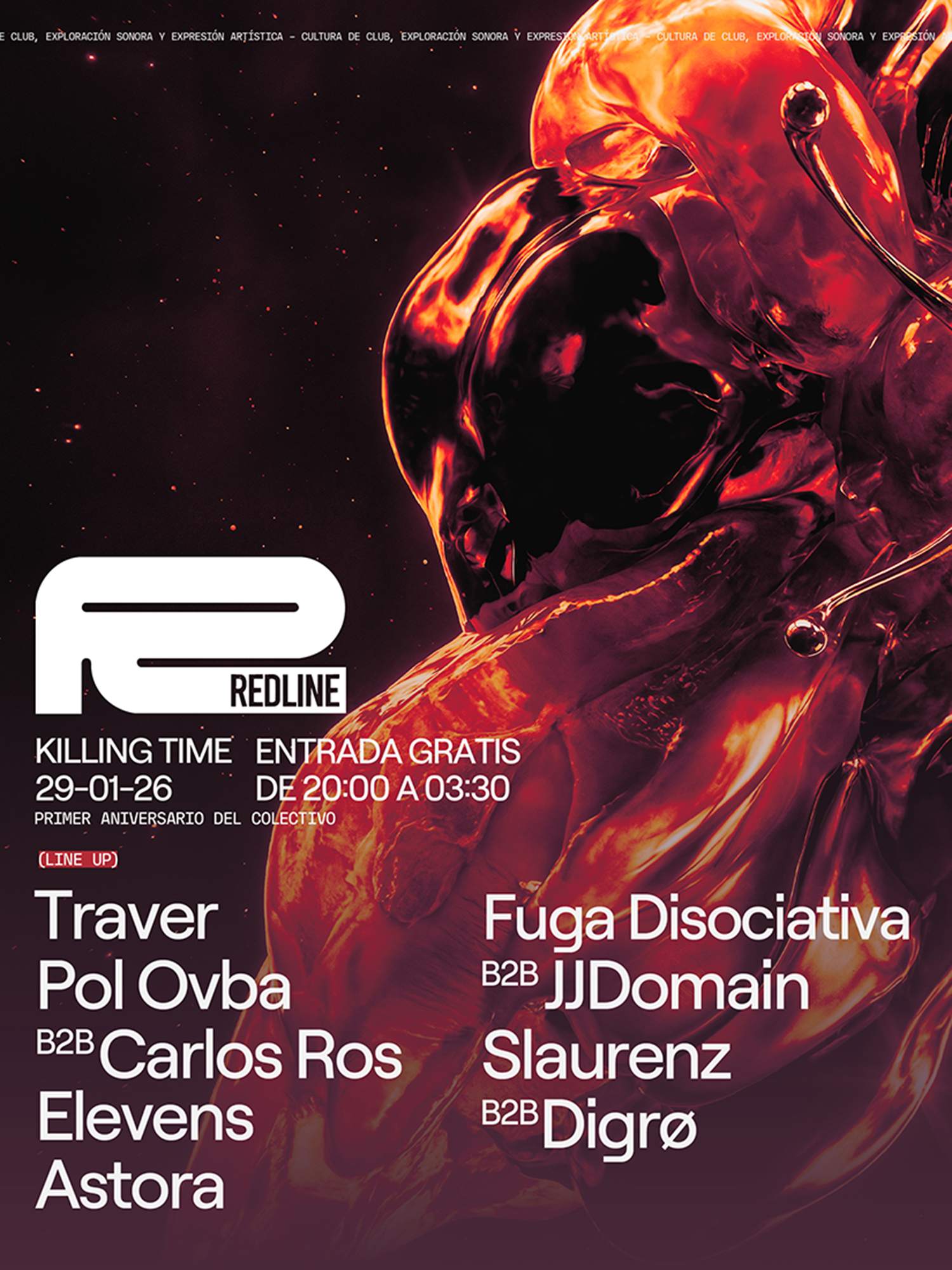 REDLINE: Aniversario 1 año at Killing Time, Valencia