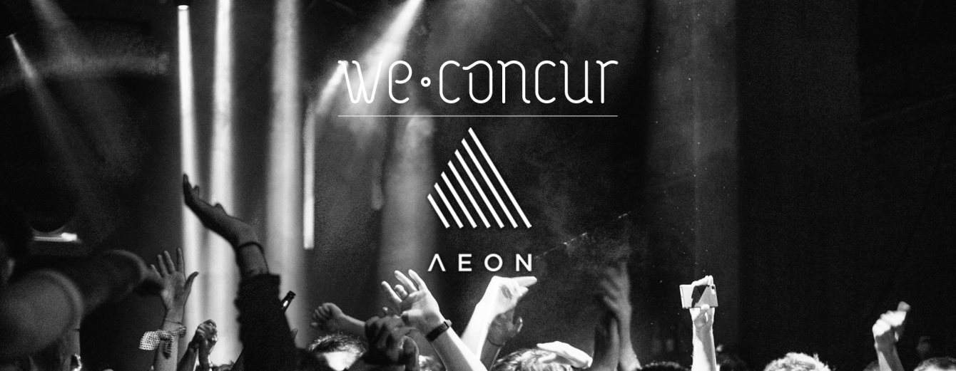 We Concur x Aeon with Alex Niggemann, Midnight Operator (Mathew & Nathan Jonson) & More - フライヤー表