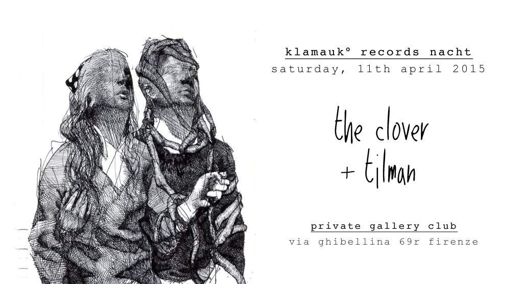 Bringthenoise presents Klamauk Records Nacht with The Clover and Tilman - フライヤー表
