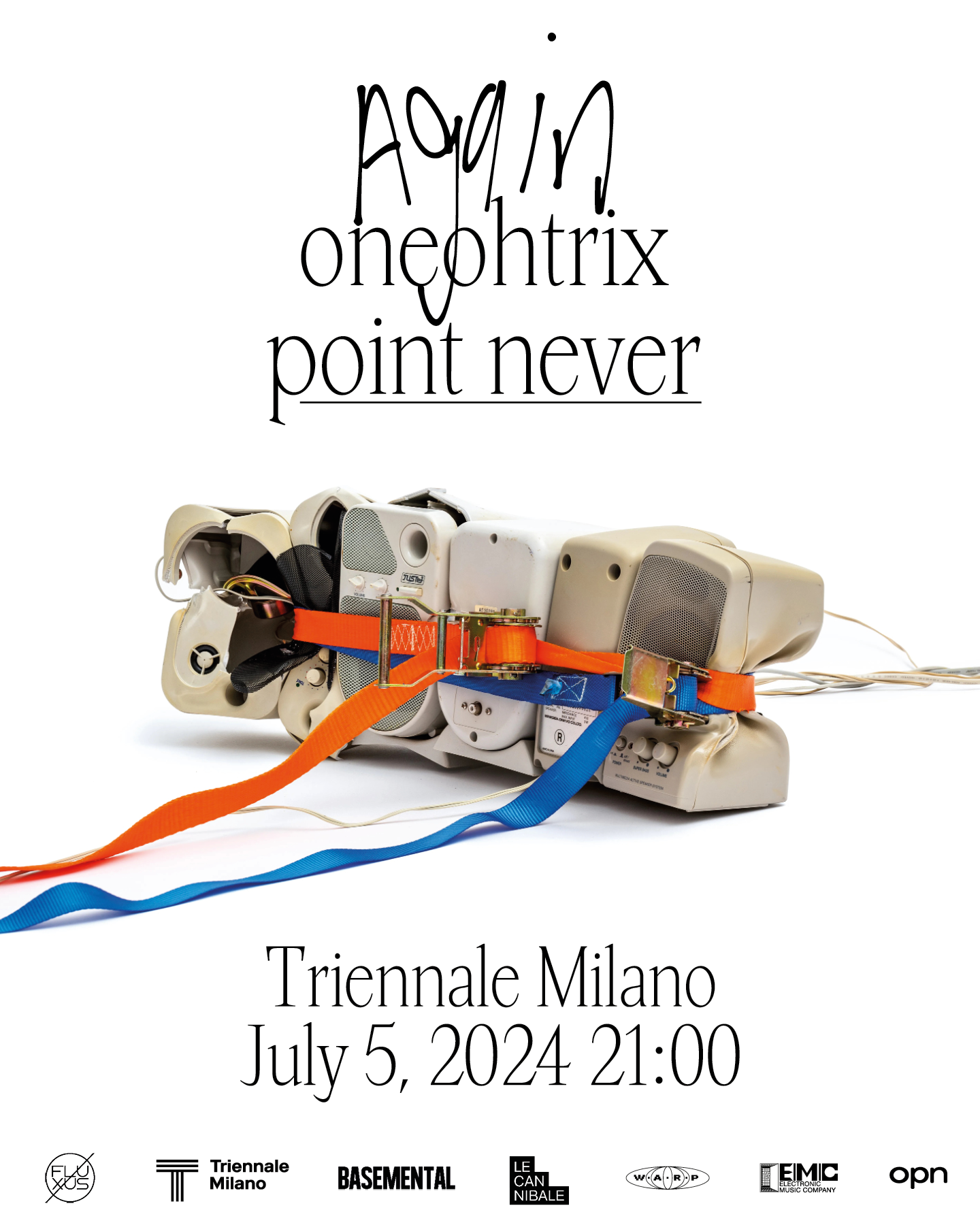 Oneohtrix Point Never live - Milan - フライヤー裏