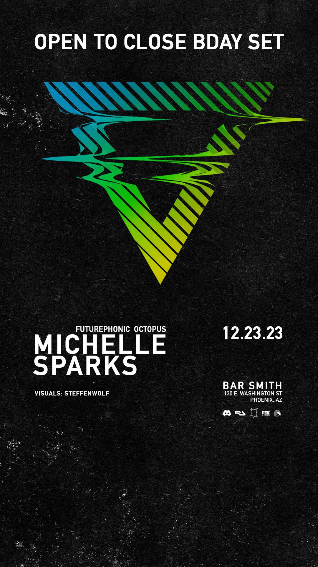 Circuit X Solstice: Michelle Sparks (Open to Close) - Página frontal