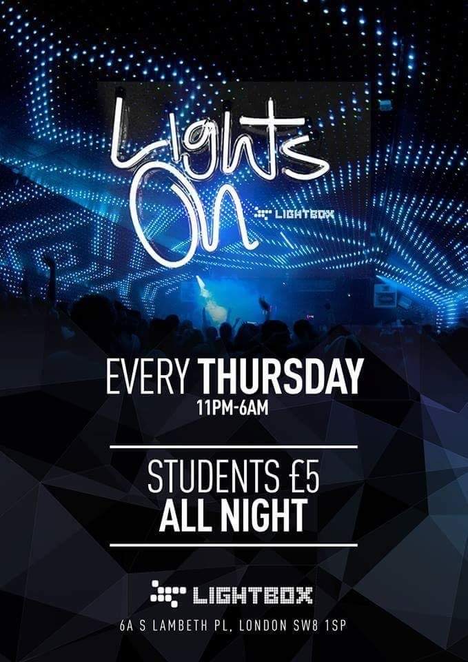 Lights On Every Thursday - {LAST Entry 4AM} - フライヤー表