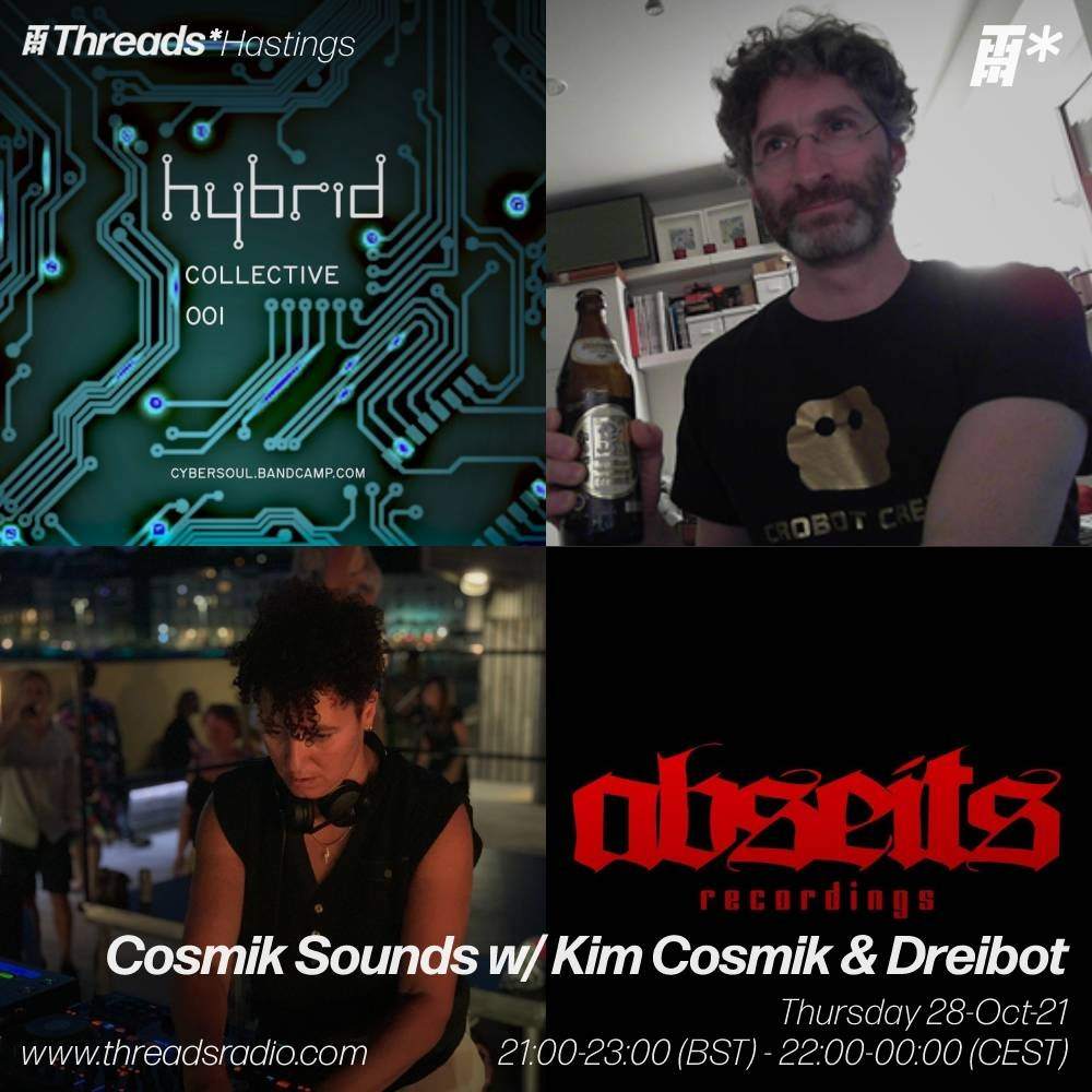 Cosmik Sounds with Dreibot - フライヤー表