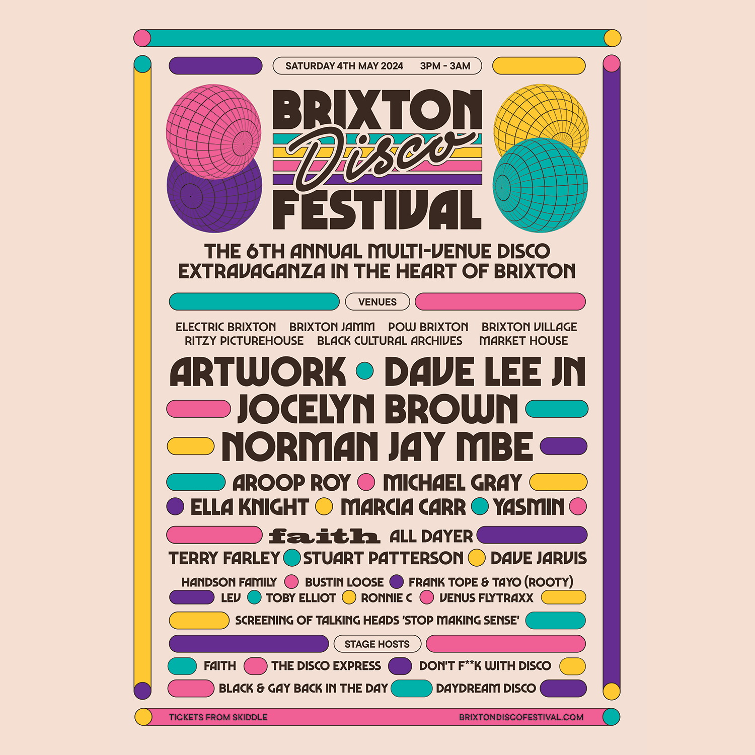 Brixton Disco Festival 2024 at Various Venues, London · Tickets