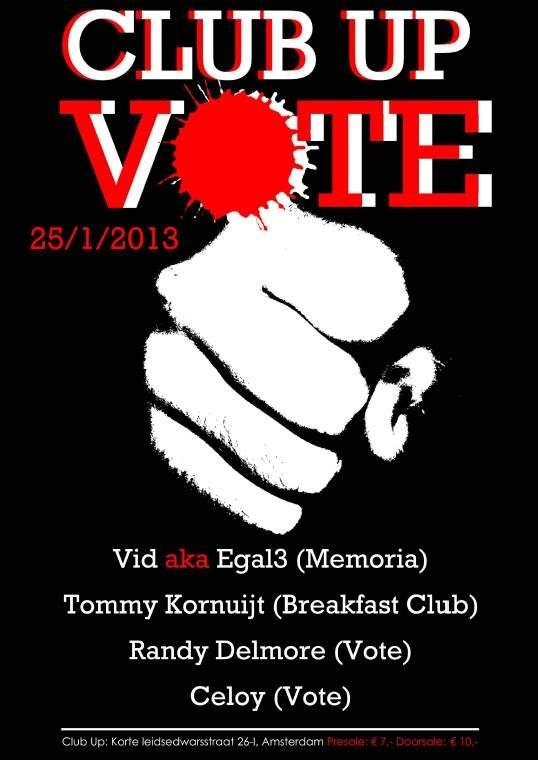 Vote with VID aka Egal3 - フライヤー表