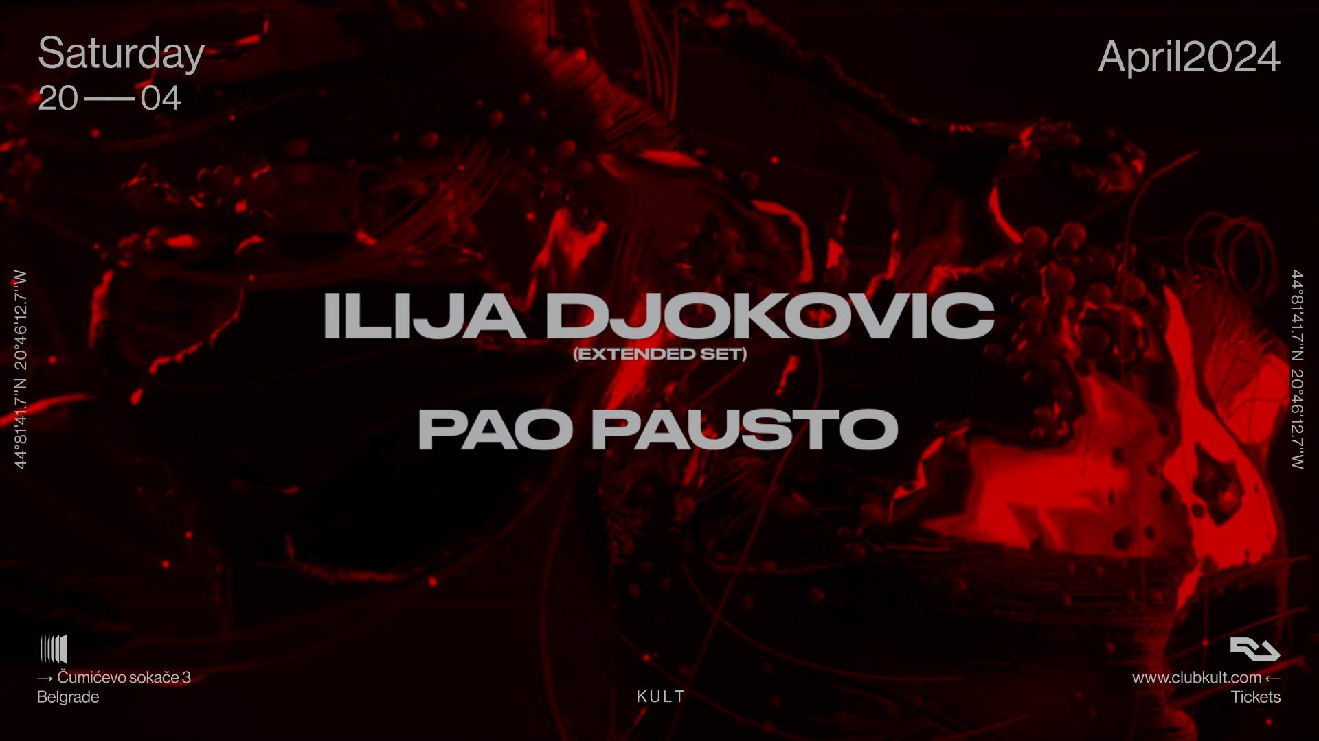 Ilija Djokovic + Pao Pausto - フライヤー裏