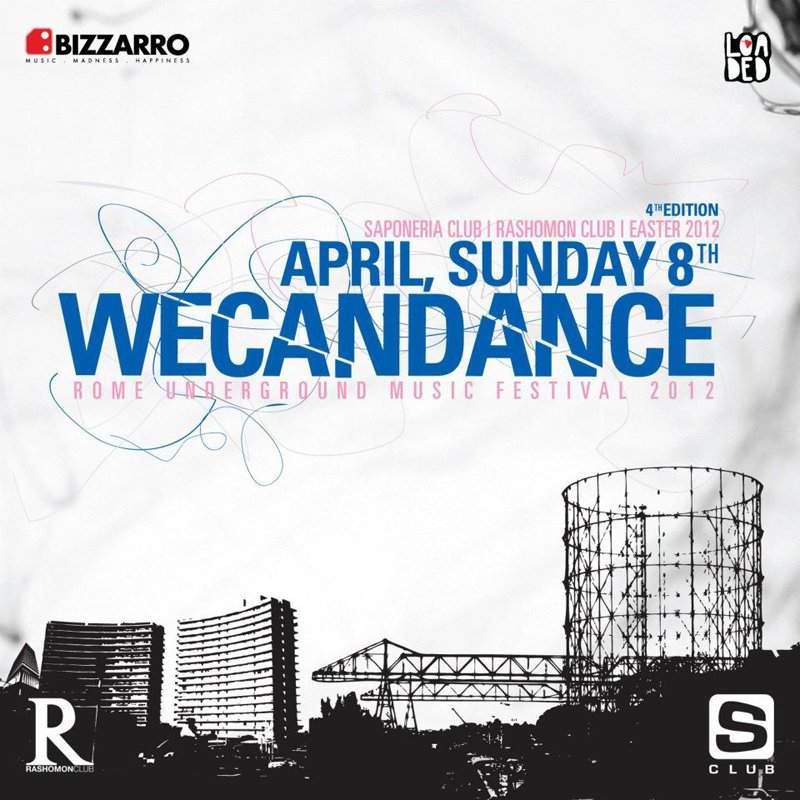 Wecandance Festival Easter Edition - フライヤー表