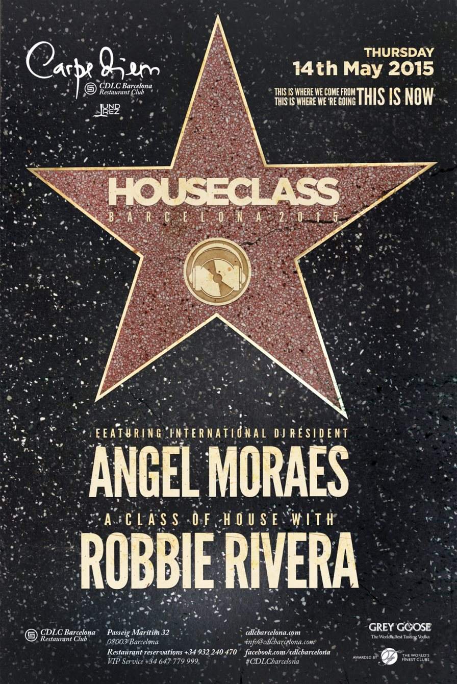 Houseclass 2015 Feat. Robbie Rivera - フライヤー表