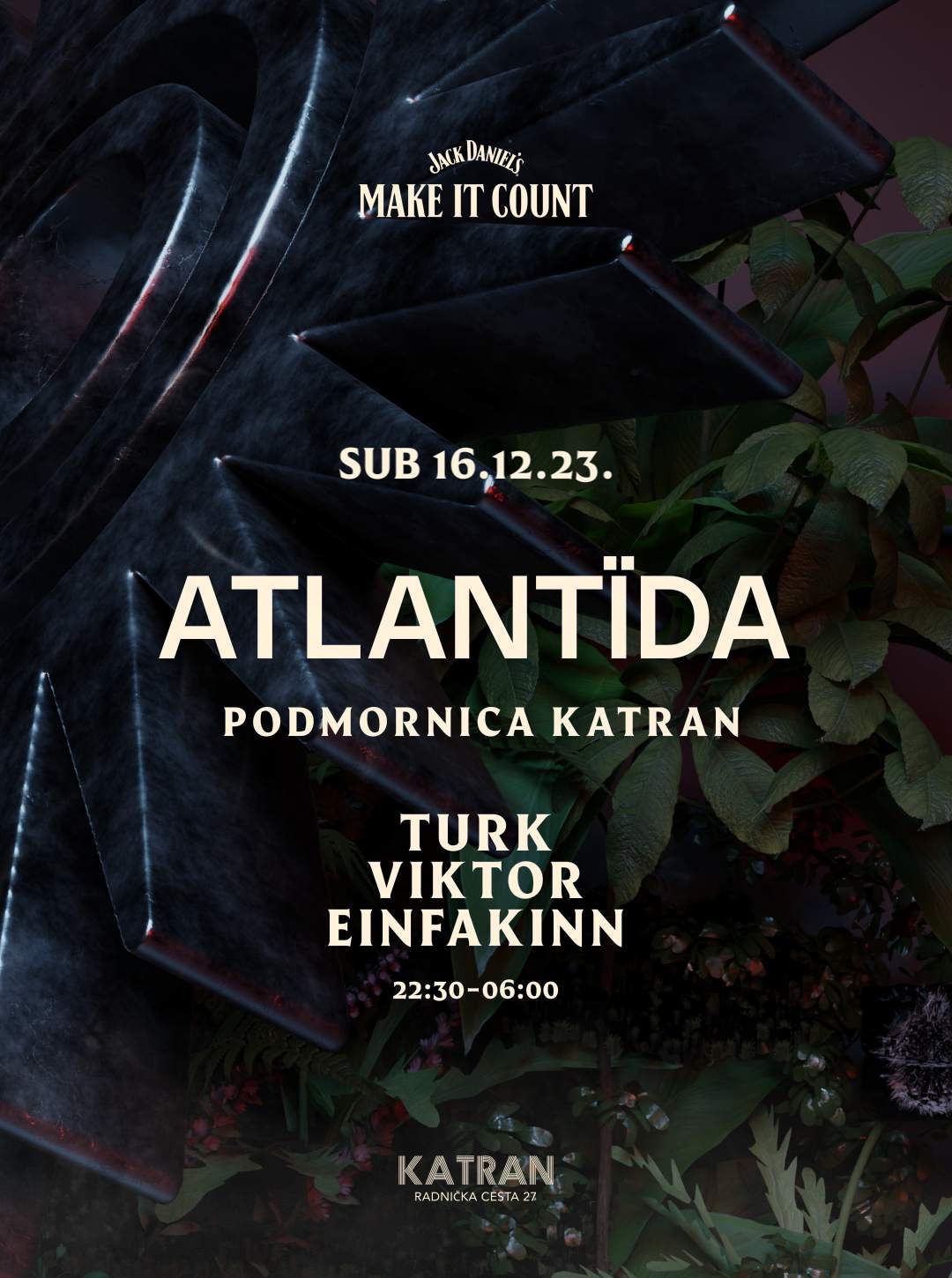 ATLANTIDA - Podmornica Katran - フライヤー表