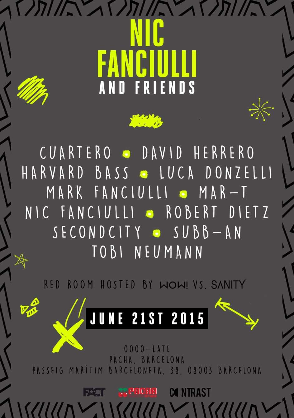 Nic Fanciulli & Friends (Night Time) - Off Week - Página frontal