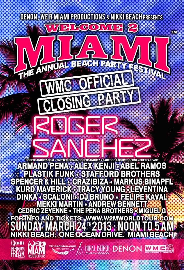 Welcome 2 Miami: The Annual Beach Party Festival - Página frontal