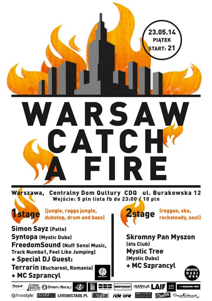 Warsaw Catch A Fire - Página frontal